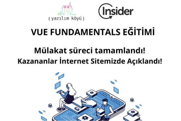 Insider VUE Fundemental Eğitimi Kazananları Açıklandı!