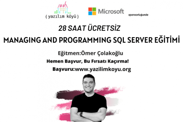 MANAGING AND PROGRAMMING SQL SERVER EĞİTİMİ