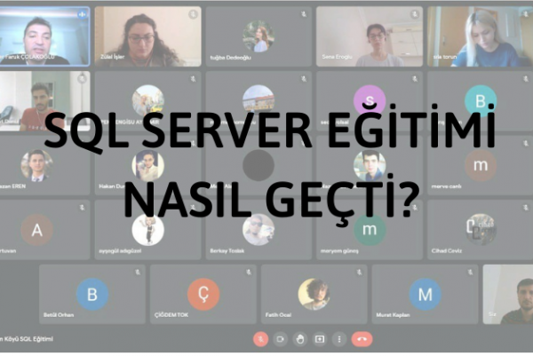 Microsoft SQL Server Eğitimimiz Son Haftasına Geldi