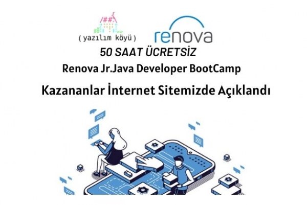 Renova Jr. Java Developer BootCamp’e Katılmaya Hak Kazananlar!