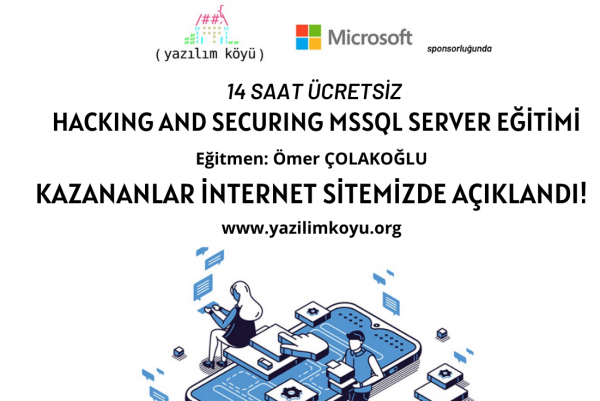 Hacking and Securing MSSQL Server Eğitimi Kazananları Açıklandı!