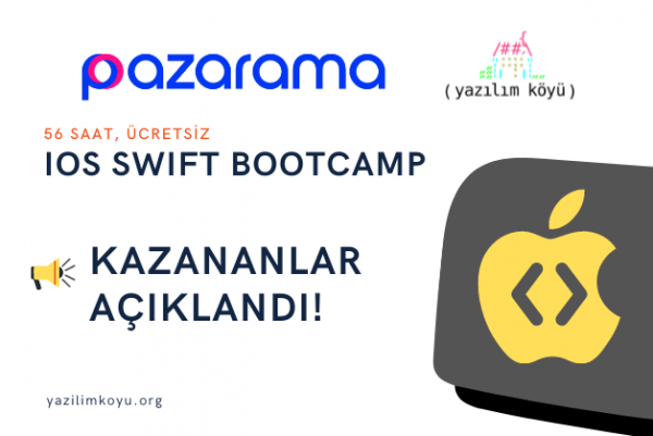 Pazarama iOS Bootcamp Kazananları Açıklandı!