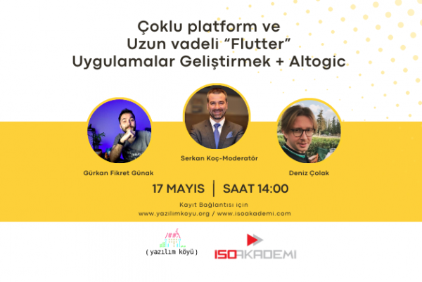 Webinar | Çoklu Platform ve Uzun Vadeli “Flutter” Uygulamalar Geliştirmek + Altogic