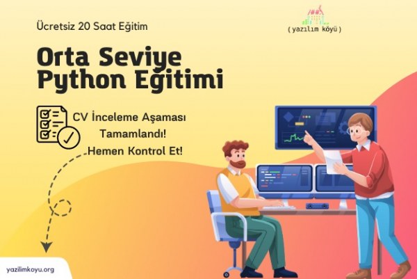 Orta Seviye Python Eğitimi | CV İnceleme Aşaması